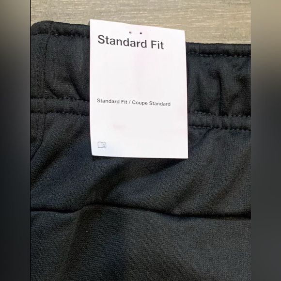 NEW Nike Therma Men's Small Therma-FIT Open Hem Fitness Pants - Black/White - Picture 9 of 10